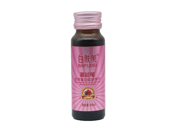 白膚美牌蔓越莓膠原蛋白肽舒爽飲